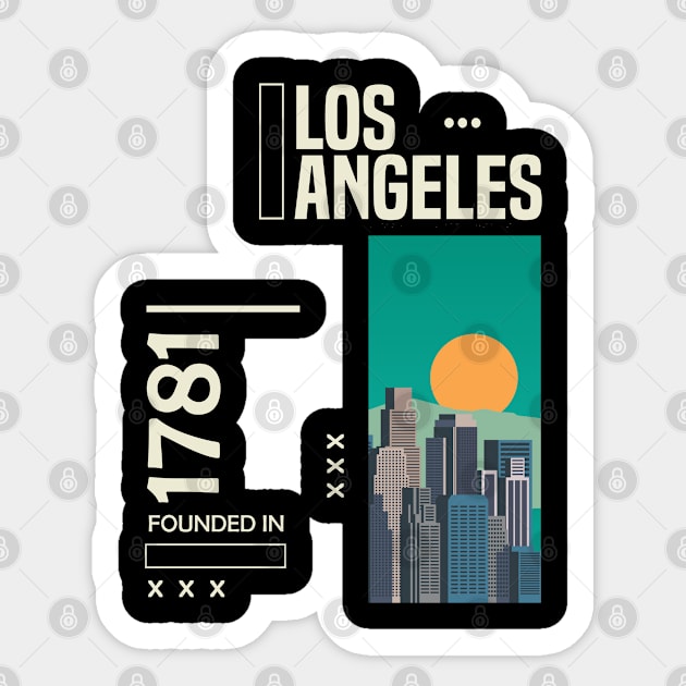 Los Angeles Sticker by C_ceconello